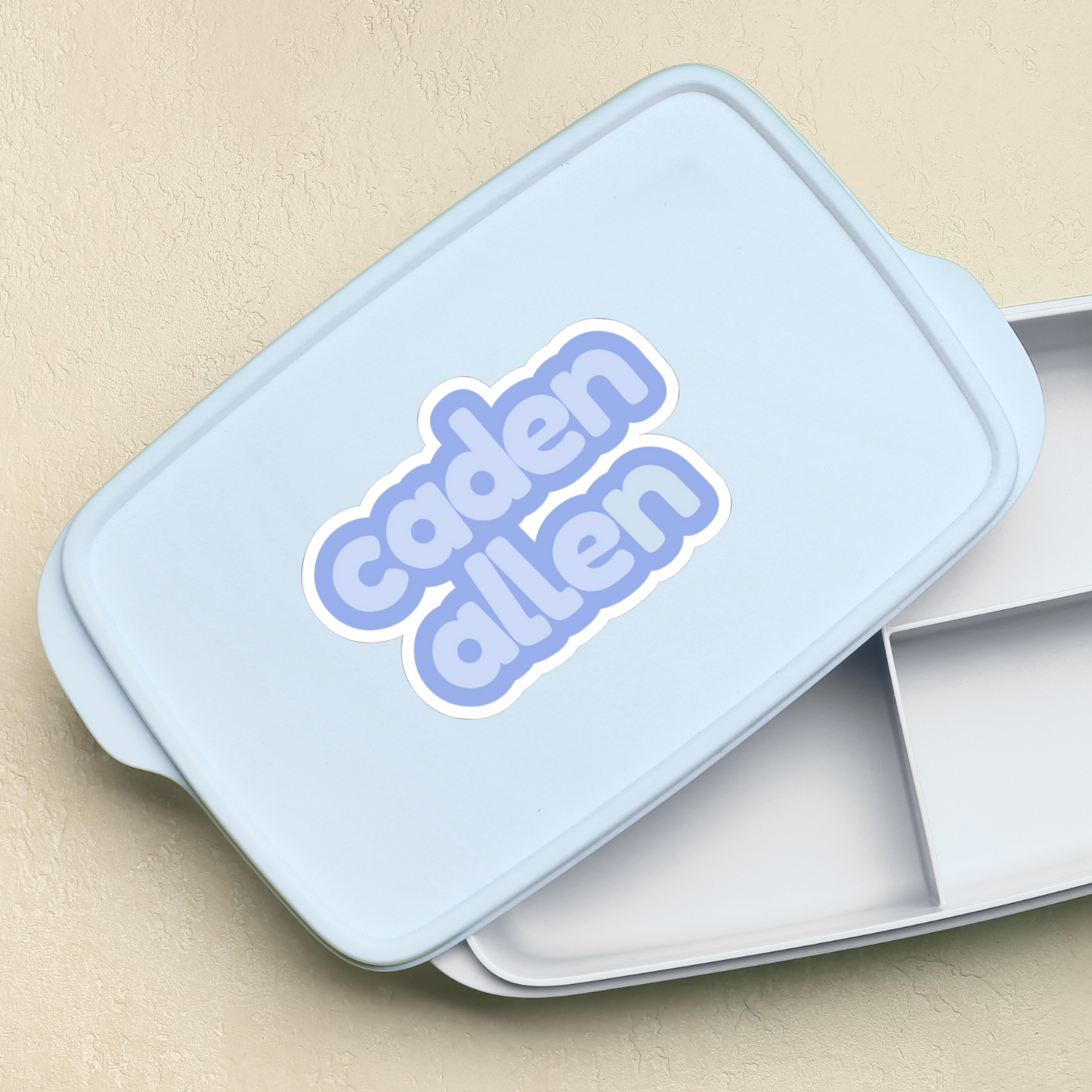 Vinyl Sticker Name Label