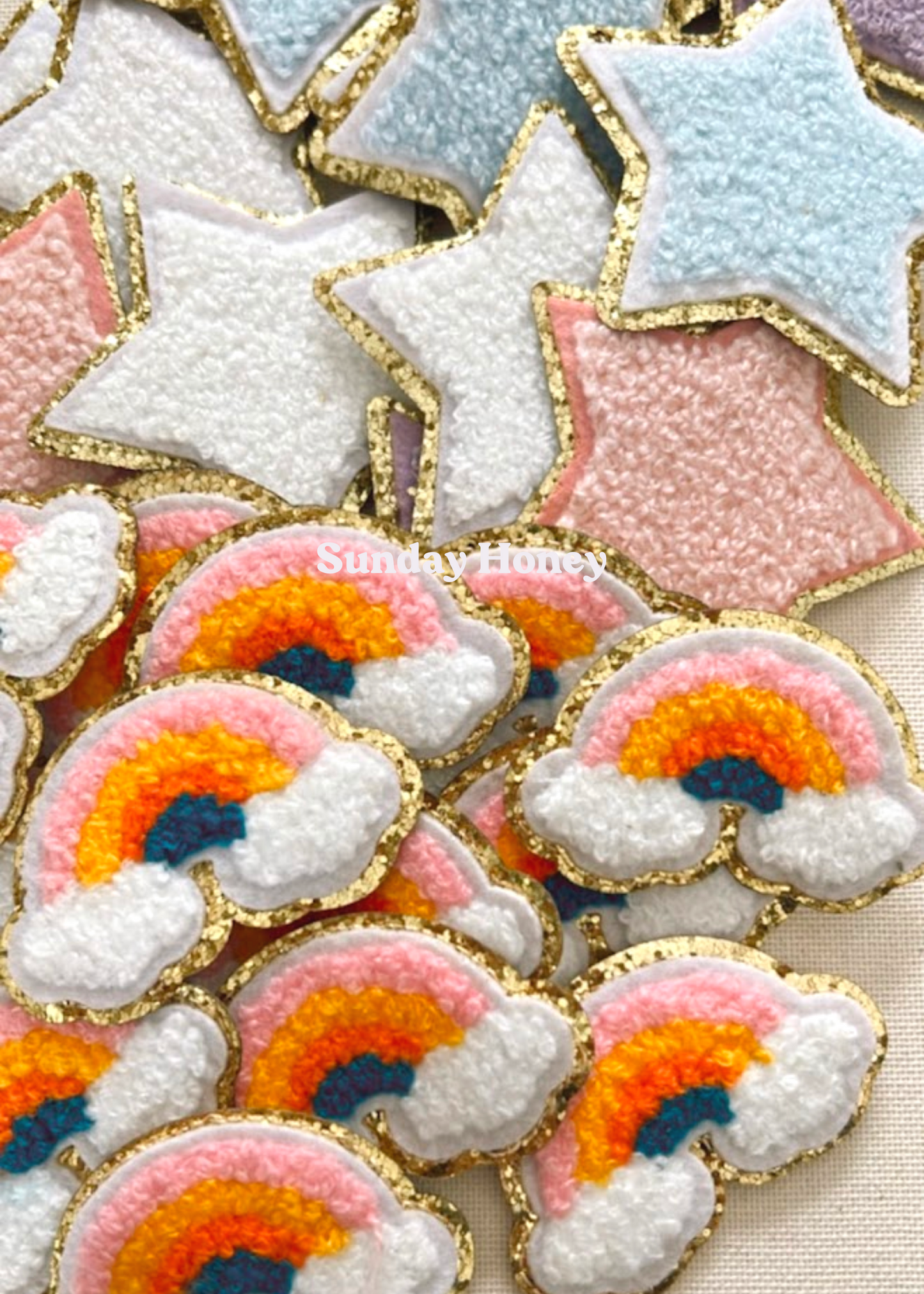 Rainbow Chenille Patch
