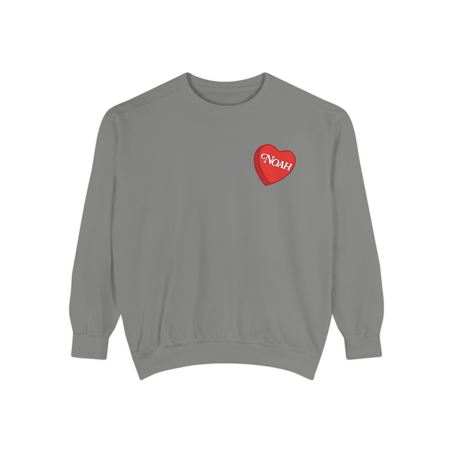 Custom Red Candy Heart Crewneck
