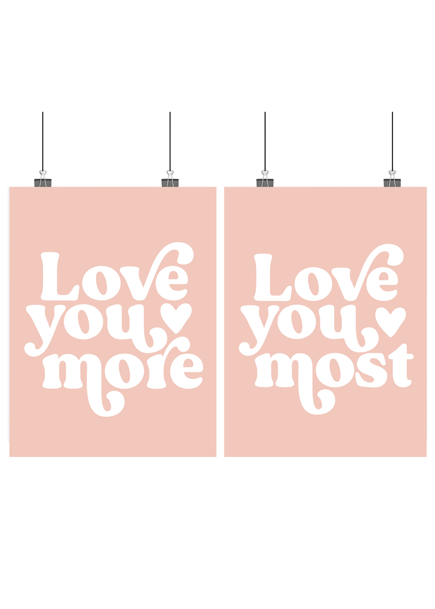 Love You More / Love You Most Poster
